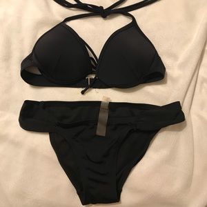 Victoria Secret swim wear, black XS